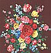 Ayaanle Burgundy Dutch Painters Floral Wallpaper