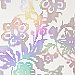 Sadira Beige Pixelated Modern Floral Wallpaper