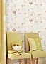 Hanne Yellow Floral Pattern Wallpaper