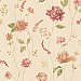 Hanne Beige Floral Pattern Wallpaper