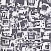 Collision Purple Geometric Wallpaper