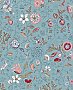 Espen Blue Floral Wallpaper