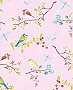 Marit Light Pink Bird Wallpaper