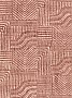 Pueblo Red Global Geometric Wallpaper