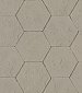 Bascom Light Grey Stone Hexagon Wallpaper