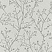 Koura Platinum Budding Branches Wallpaper