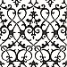 Jacques Black Ironwork Wallpaper