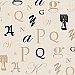Manuscript Beige Letter Font Wallpaper