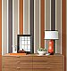 Horizon Orange Stripe Wallpaper