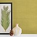 Wakumi Olive Grasscloth Wallpaper