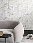 Arch Light Grey Geometric Wallpaper