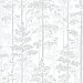 Pine Off-White Silhouette Trees Wallpaper