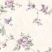 Mary Purple Floral Vine Wallpaper