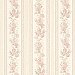 Tasha Blush Satin Floral Scroll Stripe Wallpaper