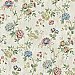 Chrysanthemum Ruby Jacobean Wallpaper