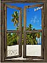 Beach Cabin Window Mural #10