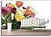 Bouquet Of Roses Peel and Stick Wall Mural roomsetting