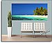 Cook Island Panoramic One-piece Peel & Stick Canvas Wall Mural Roomsetting
