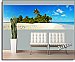 Curacao Island Caribbean One-piece Peel & Stick Canvas Wall Mural Roomsetting