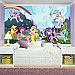 MY LITTLE PONY PONYVILLE MURAL ROOMSETTING