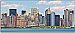  	NYC Panoramic (Color) One-piece Peel & Stick Canvas Wall Mural