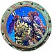 Undersea Porthole #3 Peel and Stick Canvas Wall Mural
