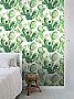 Mimi Green Cactus Wallpaper