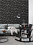 Cynara Charcoal Scandinavian Floral Wallpaper