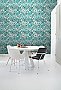 Cohen Turquoise Tile Wallpaper