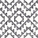 Fantine Black Geometric Wallpaper