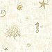 Boca Raton Beige Seashells Wallpaper