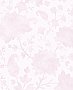 Avens Light Pink Floral Wallpaper