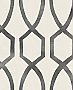 Stina Charcoal Trellis Wallpaper