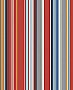 Svea Red Stripe Wallpaper