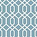 Trellis Blue Montauk Wallpaper