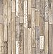 Barn Board Brown Thin Plank Wallpaper