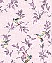 Persephone Purple Hummingbirds Wallpaper
