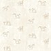 Doodles Beige Horse Sketch Toss Wallpaper Wallpaper