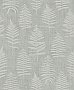 Bracken Dark Grey Fern Wallpaper