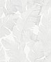 Attalea White Palm Leaf Wallpaper