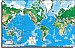 World Map Mural C810