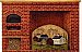 Brick Fireplace Mural HF8825M