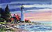 Northern Lighthouse Wall Mural