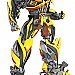 TRANSFORMERS: AGE OF EXTINCTION BUMBLEBEE PEEL AND STICK GIANT WALL DECALS