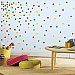 PRIMARY CONFETTI DOTS PEEL AND STICK WALL DECALS