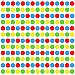 PRIMARY CONFETTI DOTS PEEL AND STICK WALL DECALS