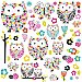 PRISMA OWLS AND BUTTERFLIES PEEL AND STICK WALL DECALS