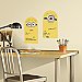 MINION DRY ERASE PEEL AND STICK WALL DECALS
