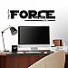 STAR WARS CLASSIC MAY THE FORCE P&S WALL DECALS