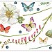 LISA AUDIT GARDEN FLOWERS PEEL AND STICK GIANT WALL DECALS